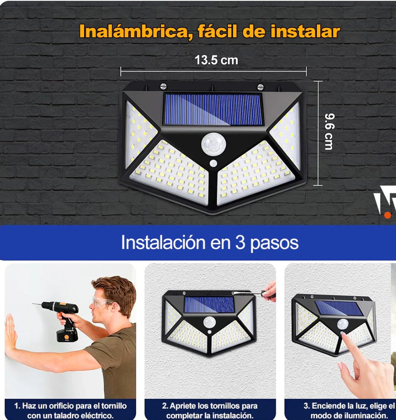 Lampara Solar, Económicas y Práctica Dale Luz a Tu Hogar. PAGA AL RECIBIR.